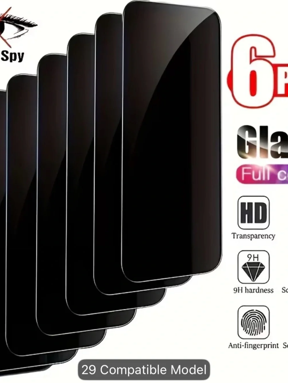 iPhone 15 Pro 6-Pack of Screen Protectors